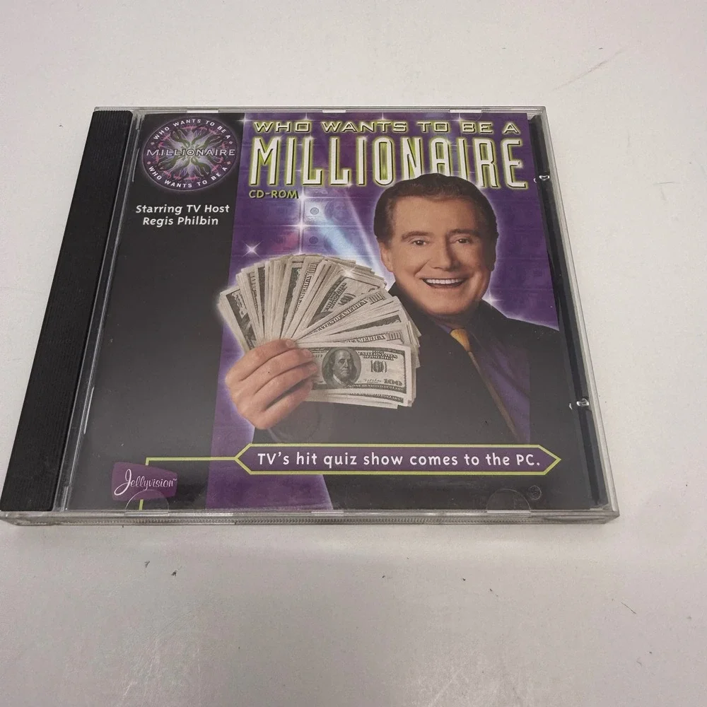 Who Wants To Be A Millionaire PC CD-ROM 1999 Regis Philbin Disney Interactive